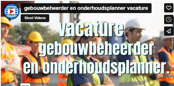 gebouwbeheerder en onderhoudsplanner