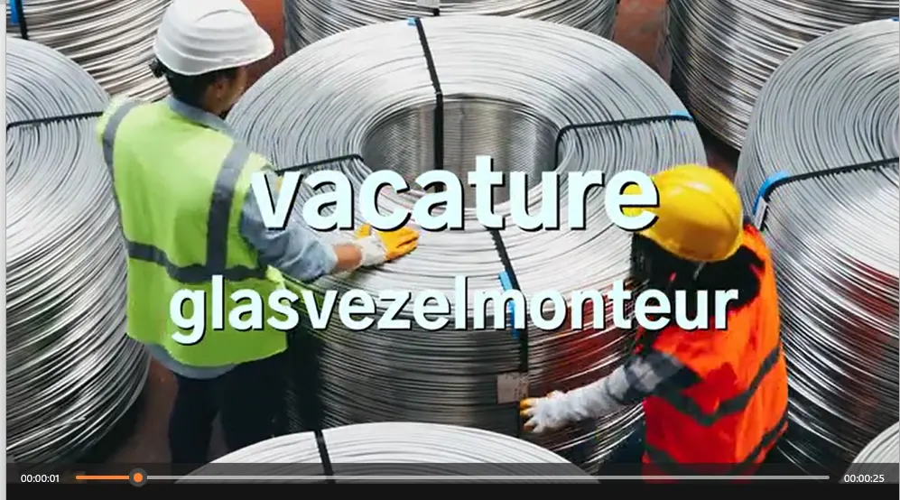 Glasvezelmonteur vacature