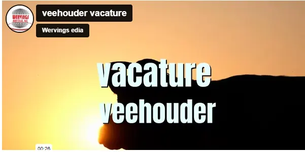 veehouder vacature